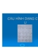 LỊCH SỬ KIẾN TRÚC - CẤU HÌNH DẠNG CHỮ U